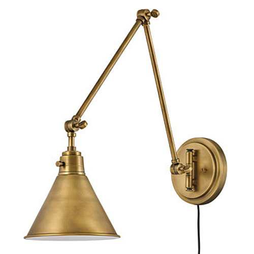 Arti Collection 10Light Wall Sconce in Heritage Bronze with Removeable Fabric Cord 3692HB $284.90