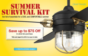 Summer Survival Fan Sale