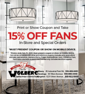 Ceiling Fan Sale 15% Off