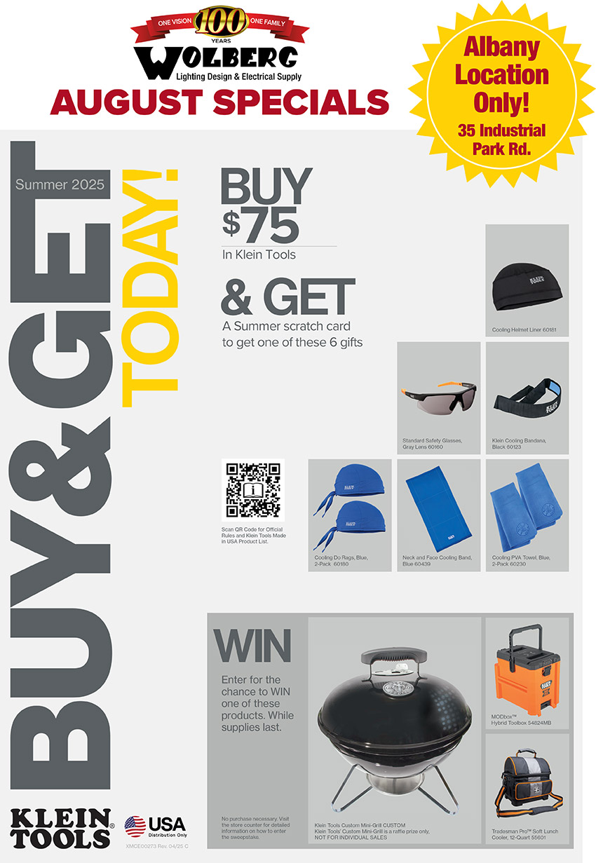 Klein-Flyer-New Wolberg Electrical Specials