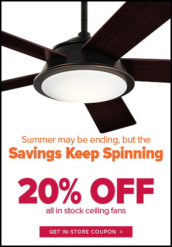 Savings Lighting and Fan Sale