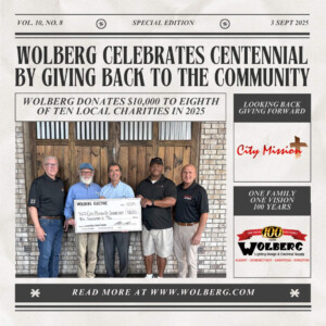 Wolberg Charitable Donation Schenectady City MIssion