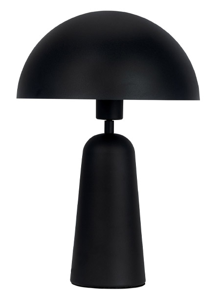 Aranzola Collection 1-Light Table lamp in Black with Steel Shade Eglo 900134A