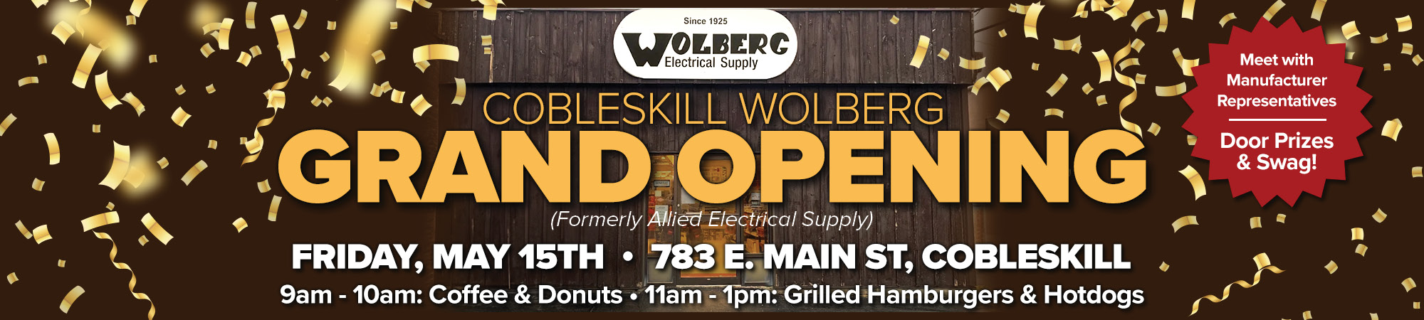 Wolberg Electric Cobleskill Grand Opening
