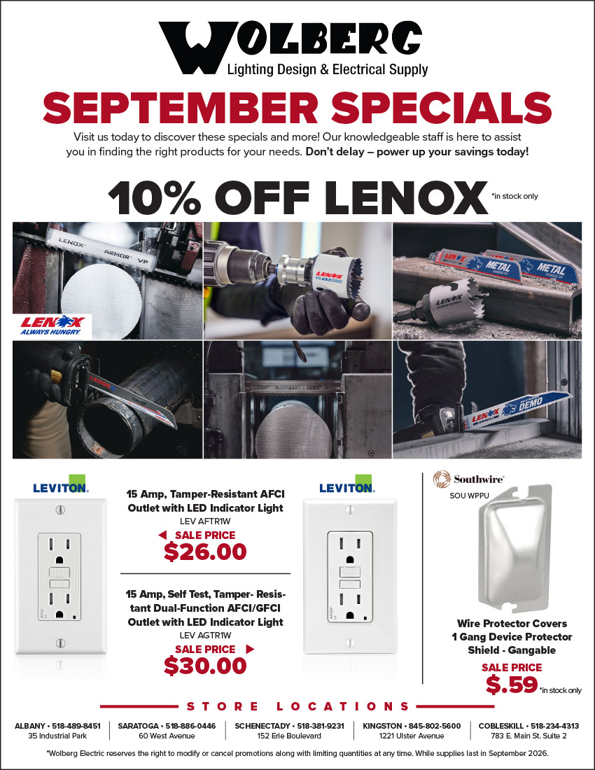 flyer Wolberg Electrical Specials